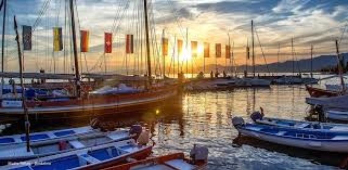 Tramonto lago