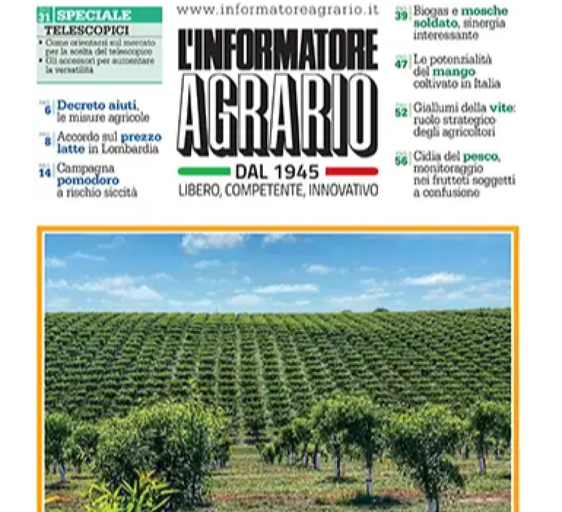 LIBERA ASSOCIAZIONE E IL GRUPPO EDITORIALE DE L'INFORMATORE AGRARIO RINNOVANO L'ACCORDO PER IL 2024
