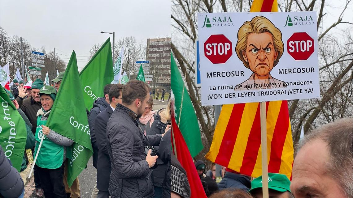 Strasburgo, 20 gennaio 2026: agricoltura europea in piazza per regole uguali, reddito e &ldquo;cibo sicuro&rdquo;