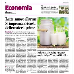 Allarme latte, il prezzo alla stalla non copre i valori di produzione