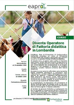 Diventa Operatore di Fattoria didattica in Lombardia