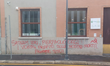 CONFAGRICOLTURA LOMBARDIA: FERMA CONDANNA PER LE SCRITTE COMPARSE SUI MURI DELLA SEDE REGIONALE